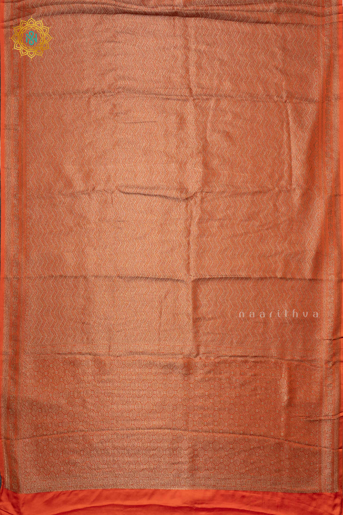 ORANGE - SATIN BANARASI