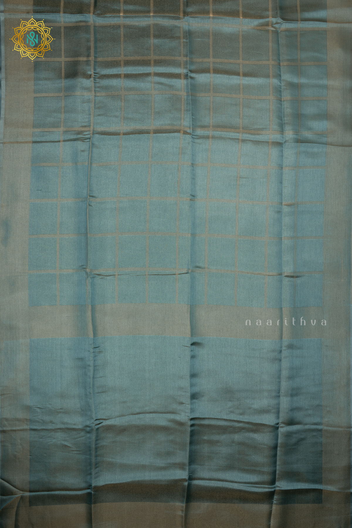 BLUE - SEMI TISSUE SAREE