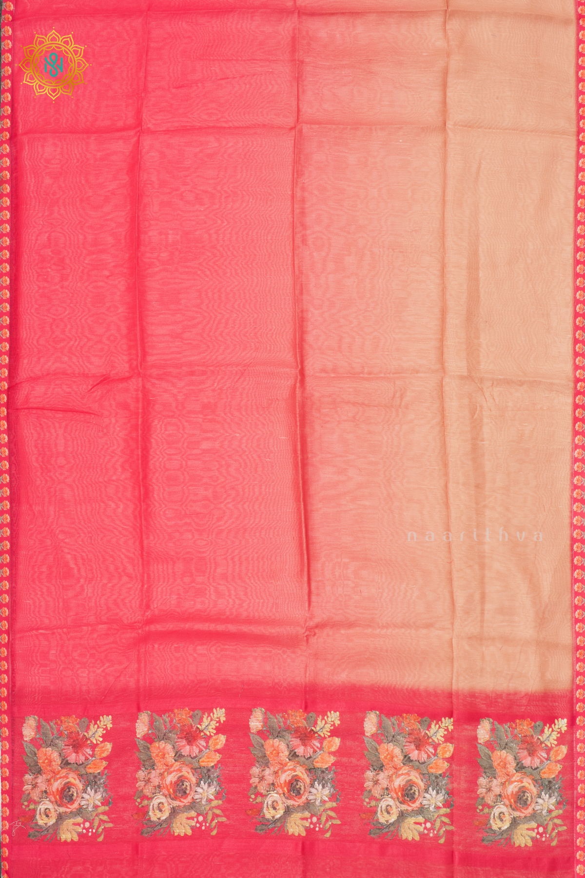 DUAL SHADE OF PINK - LINEN BY COTTON