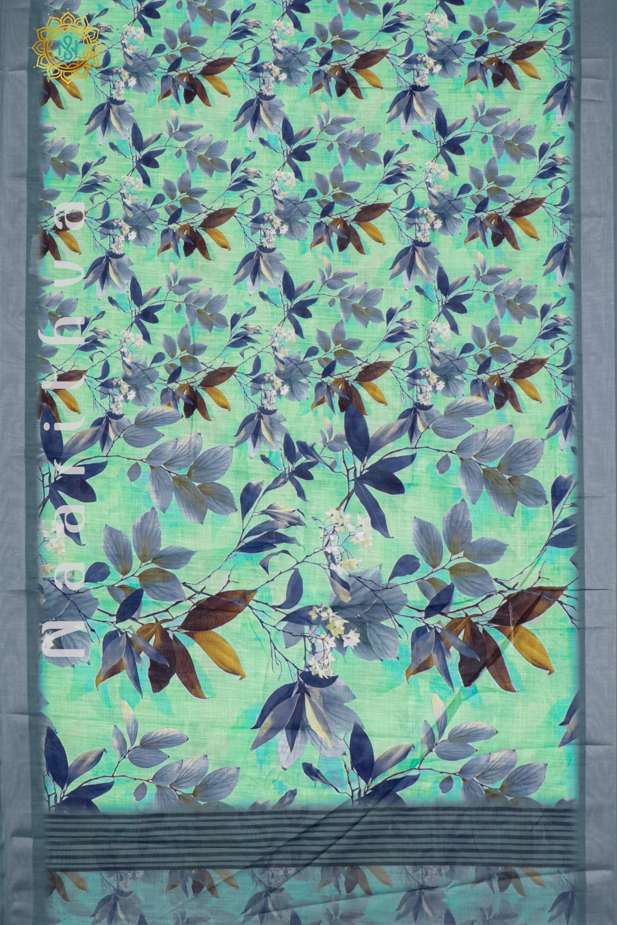 AQUA GREEN - LINEN BY COTTON
