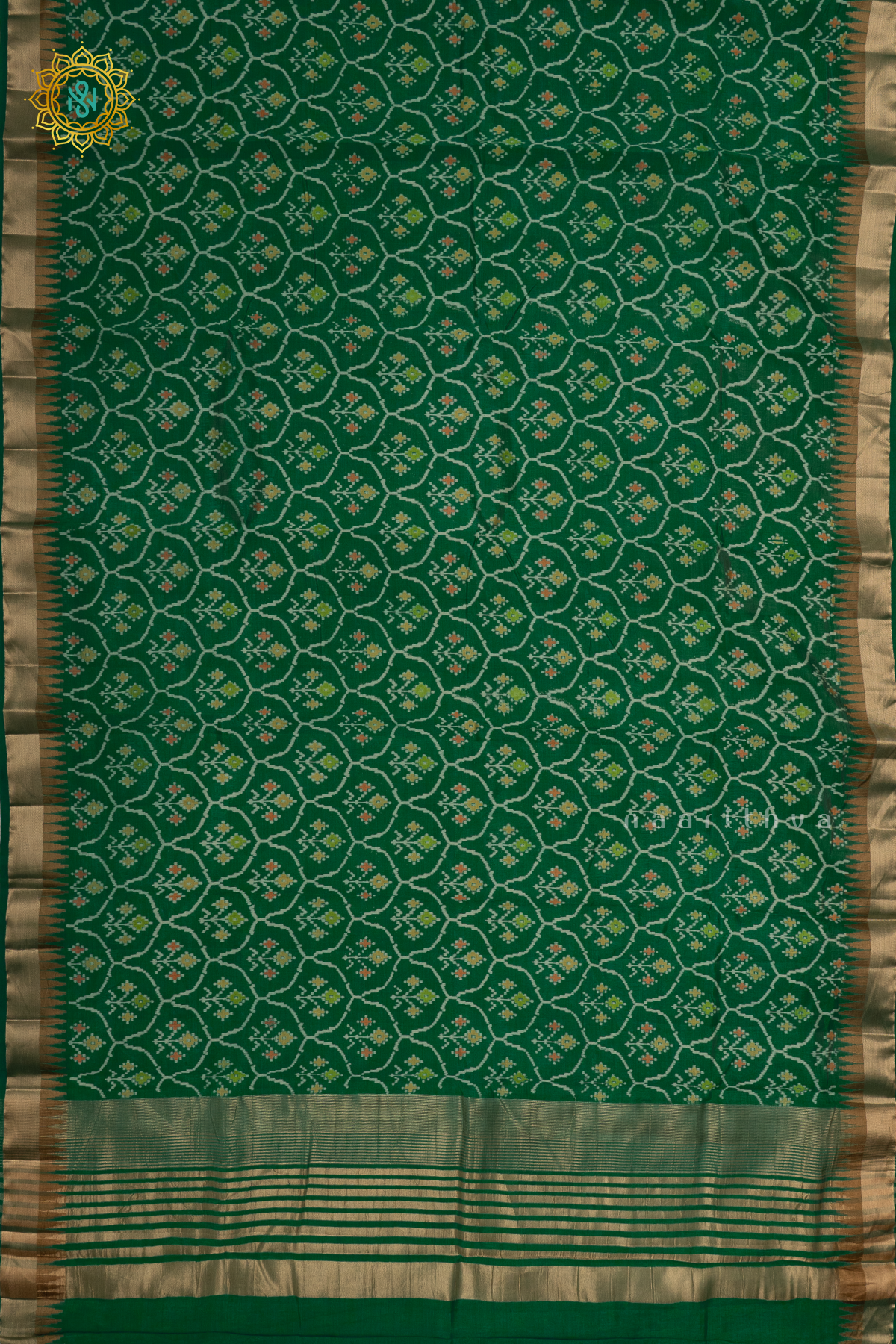 GREEN - SEMI TUSSAR SILK