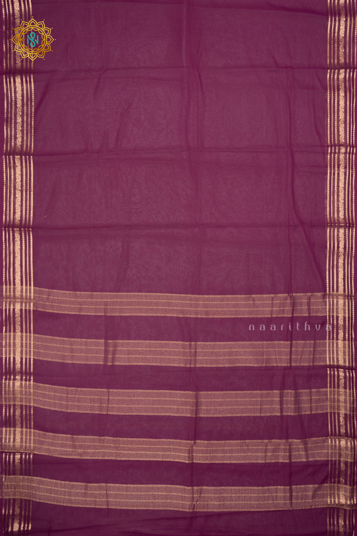 WINE - SEMI MYSORE CREPE SILK