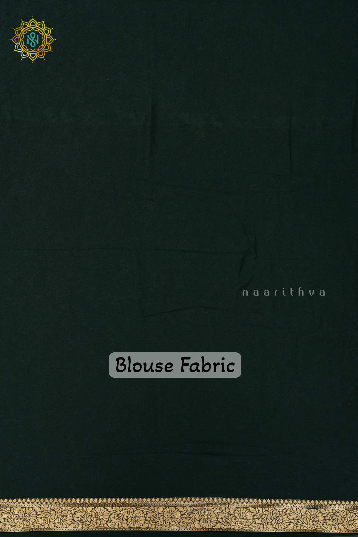 BOTTLE GREEN - SEMI GEORGETTE