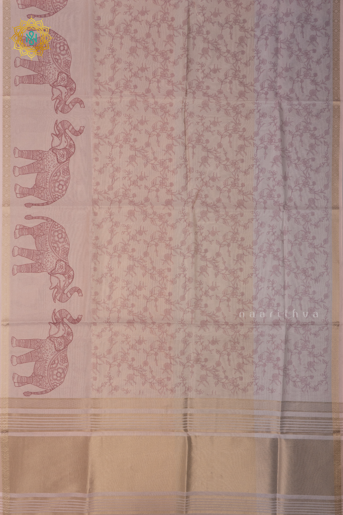 PEACH WITH BROWN - SEMI TISSUE