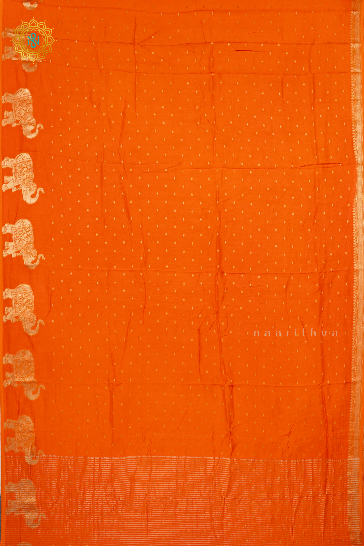 ORANGE WITH PINK - DOLA SILK