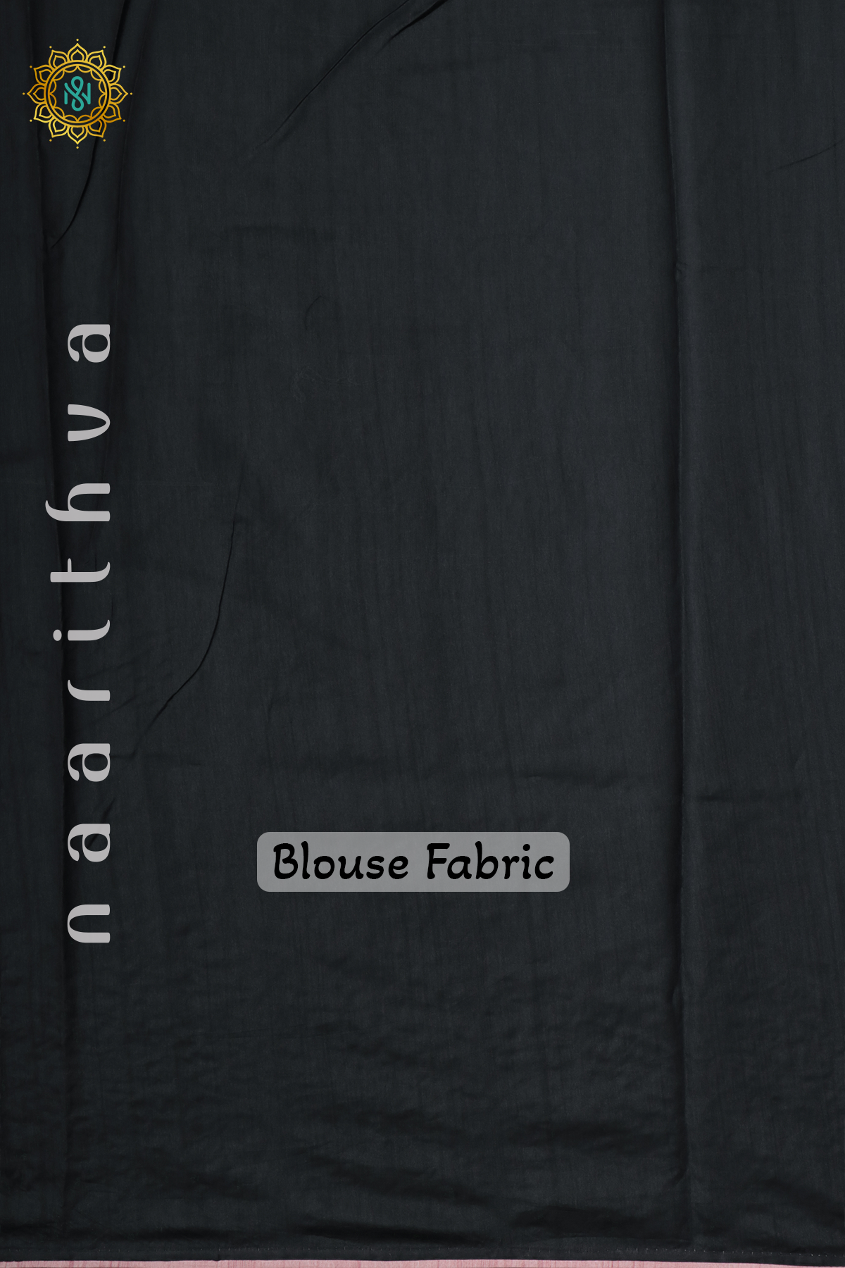 BLACK - SEMI TUSSAR SILK
