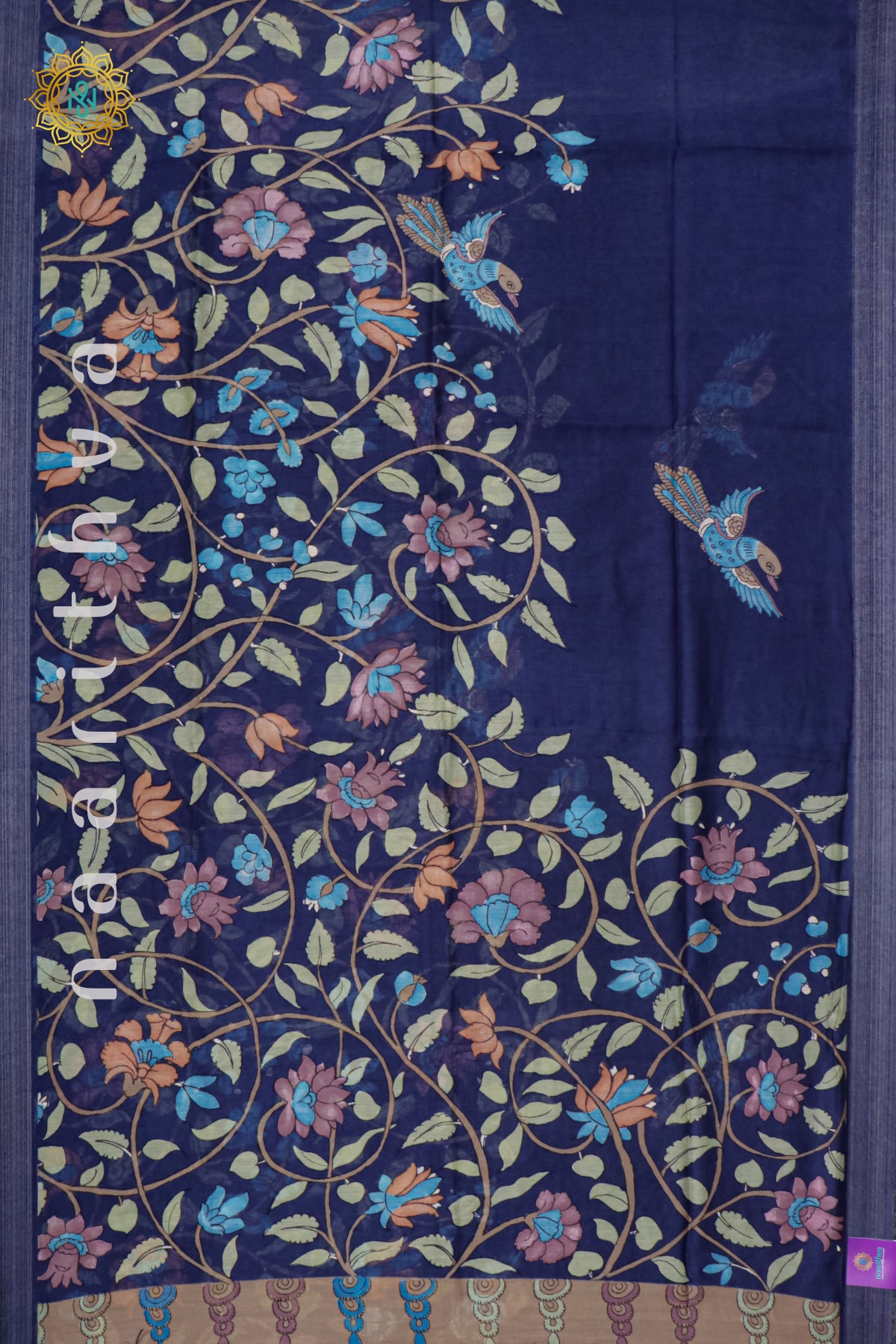 NAVY BLUE - LINEN BY COTTON