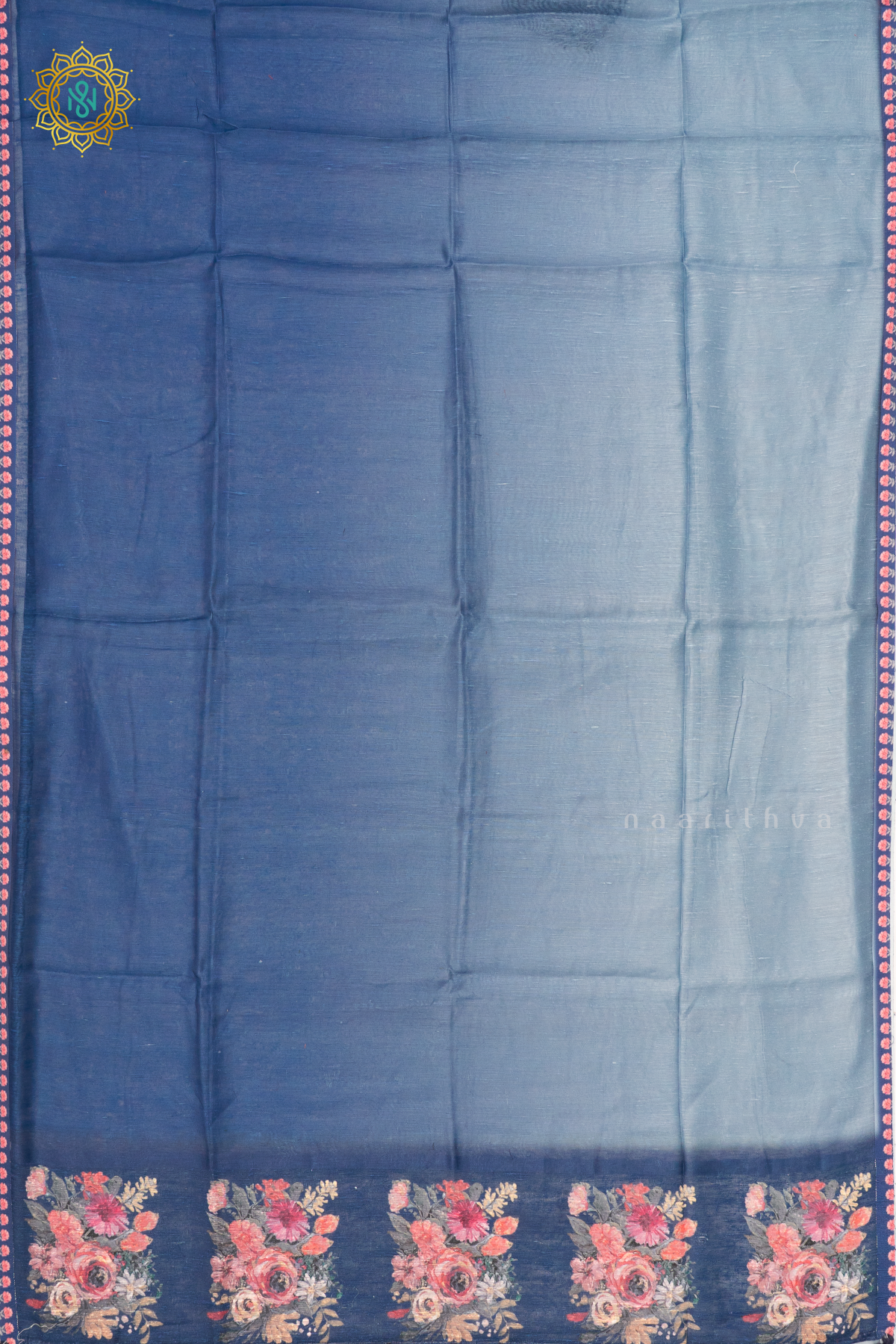 DUAL SHADE OF BLUE - LINEN BY COTTON
