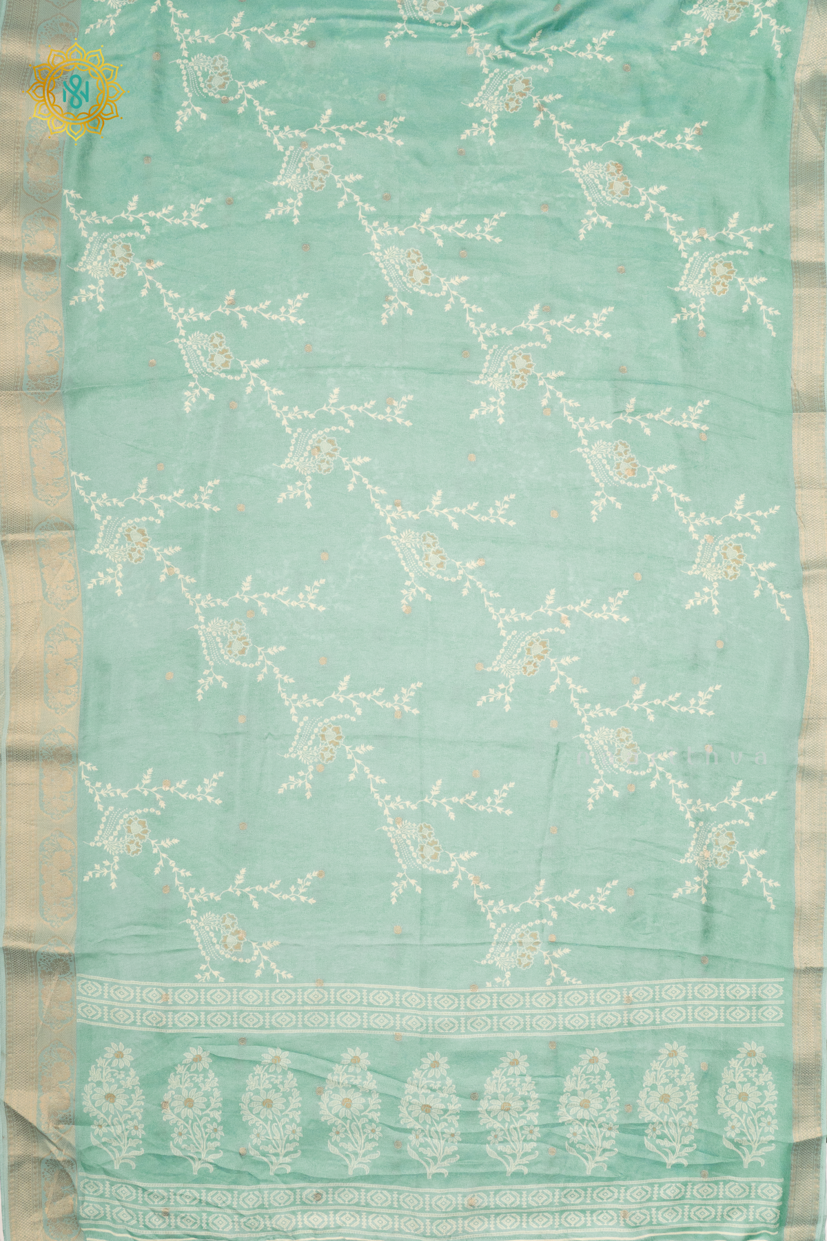 AQUA BLUE - SEMI GEORGETTE