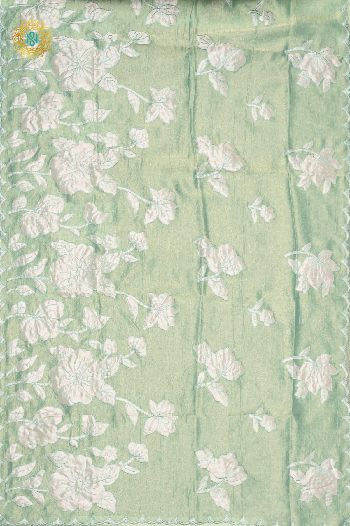 AQUA GREEN - TISSUE ORGANZA