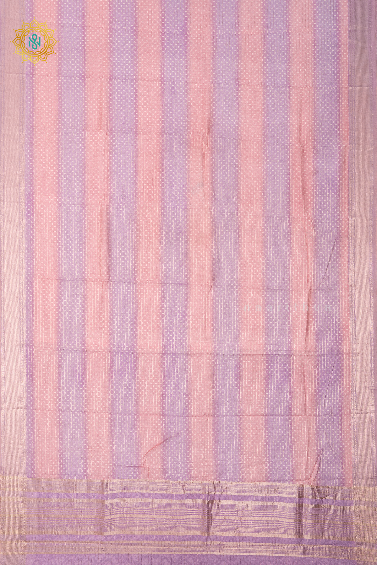 LIGHT PINK WITH LAVENDER - BUTTER CREPE