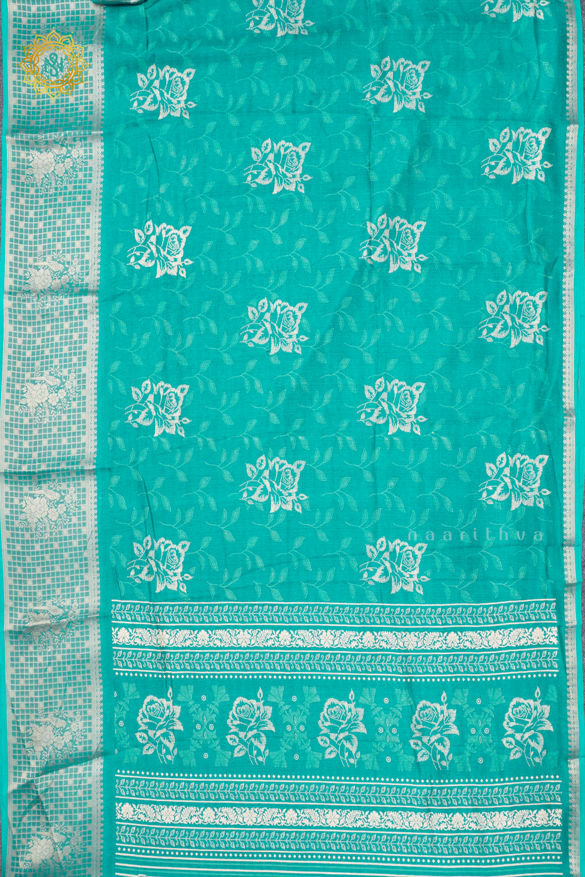 CYAN GREEN - SEMI GEORGETTE
