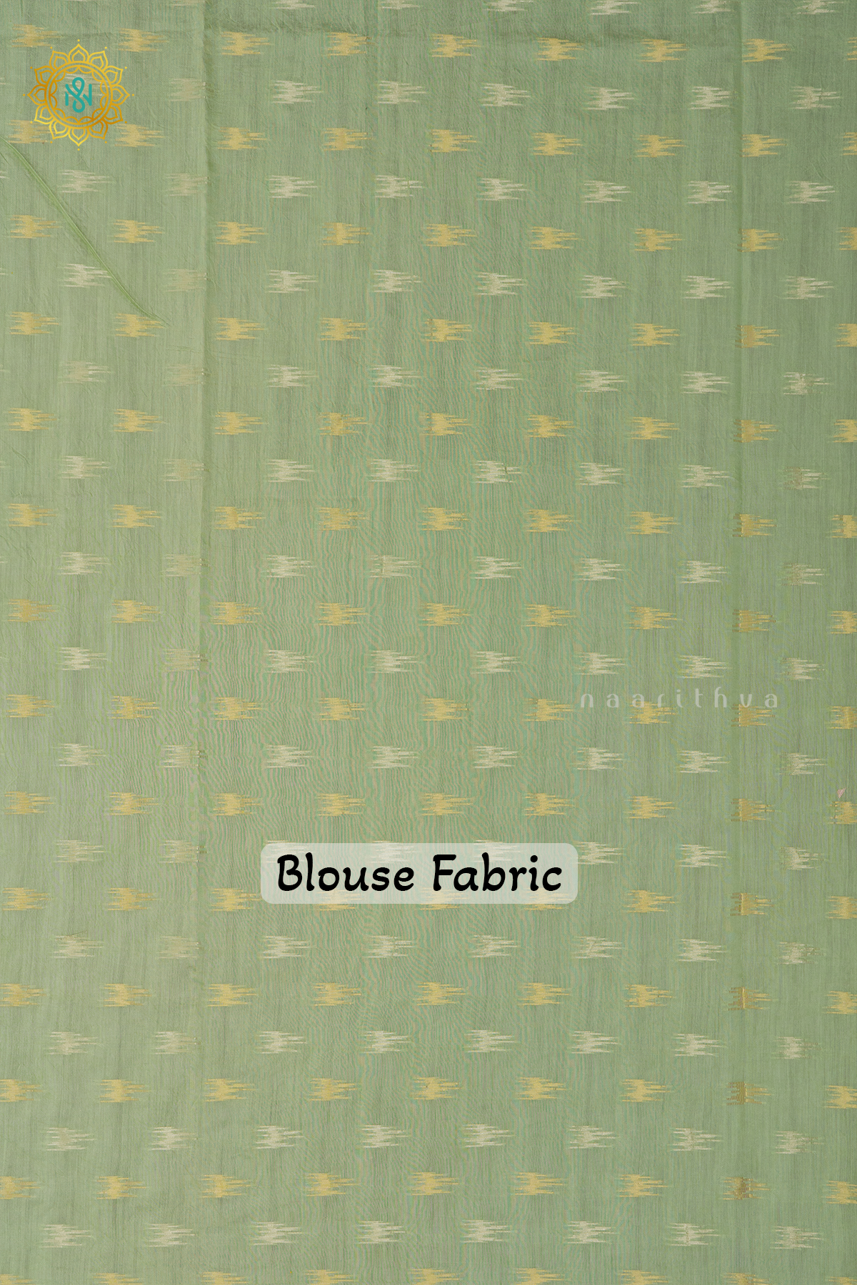 GREEN - ORGANZA WITH KATHA WORK