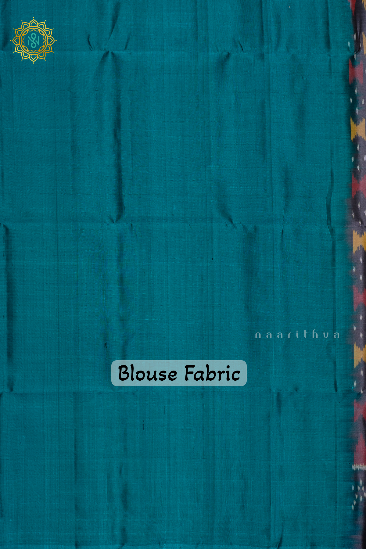 GREY WITH CYAN GREEN - PURE KANJIVARAM IKAT SOFT SILK