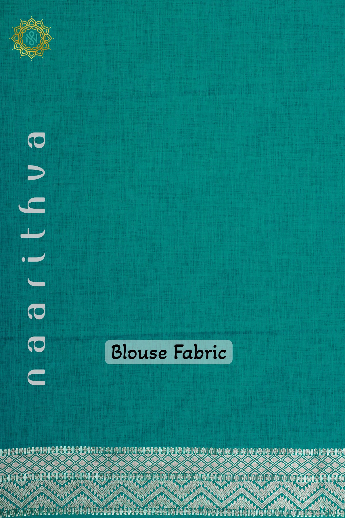 CYAN GREEN - CHANDERI SILK COTTON