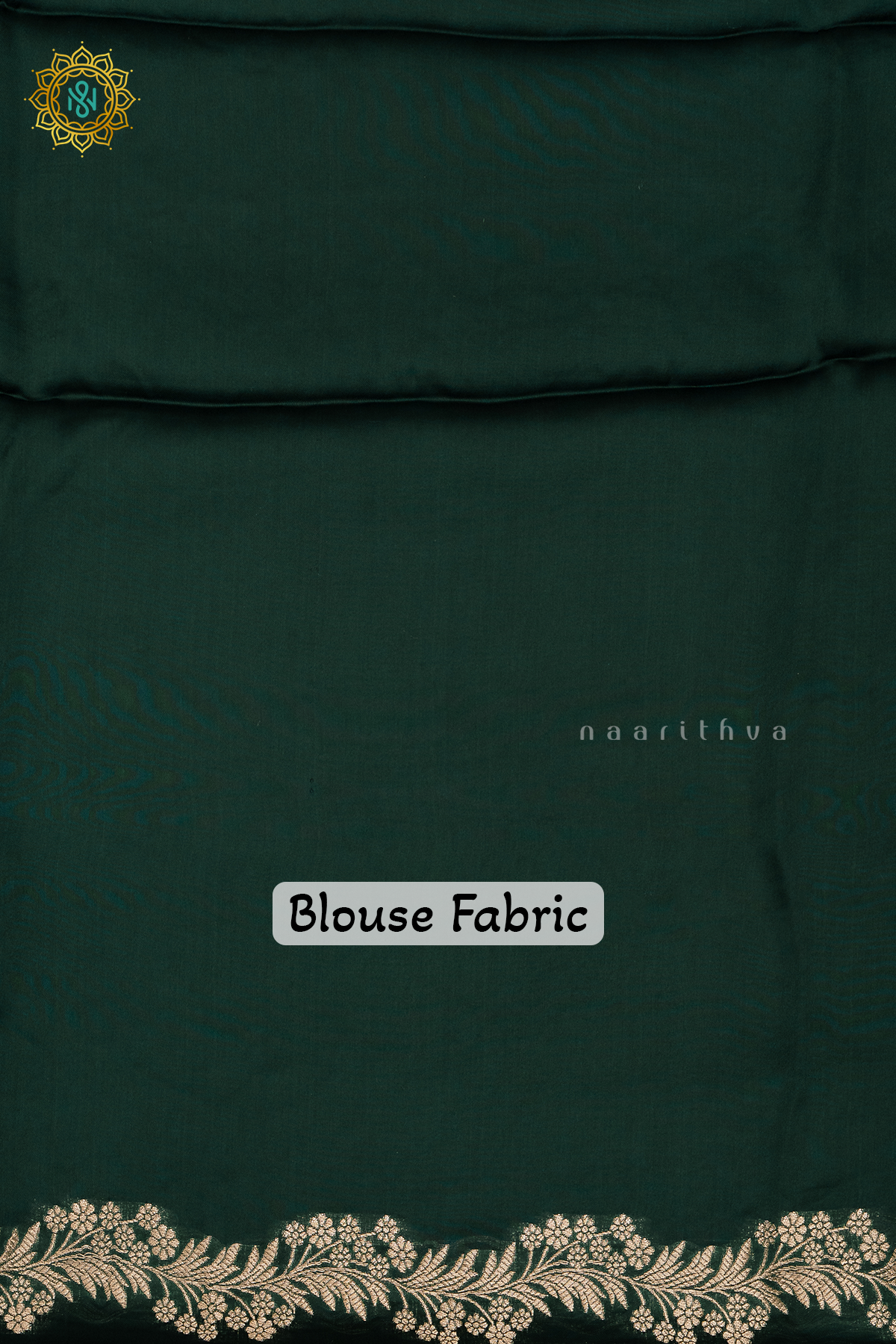 BOTTLE GREEN - SATIN ORGANZA