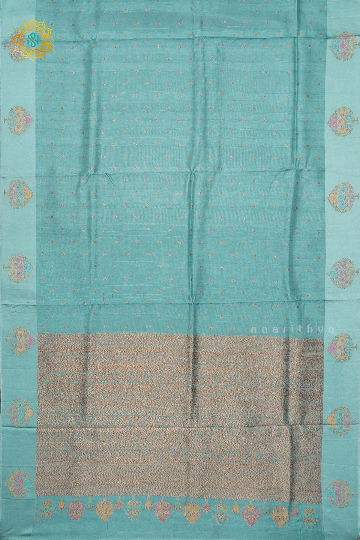 AQUA BLUE - SEMI TUSSAR