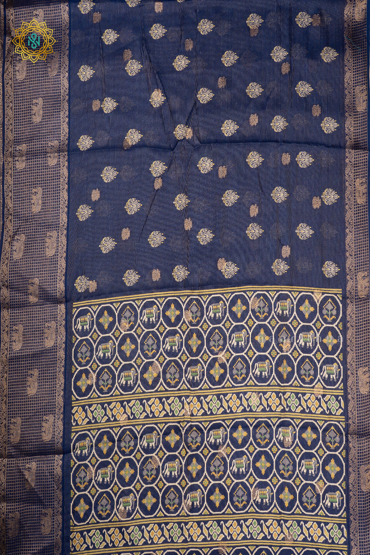 TEAL BLUE - SEMI GEORGETTE