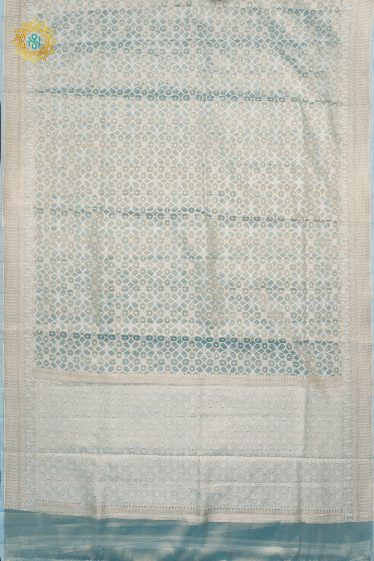 AQUA BLUE - TISSUE ORGANZA