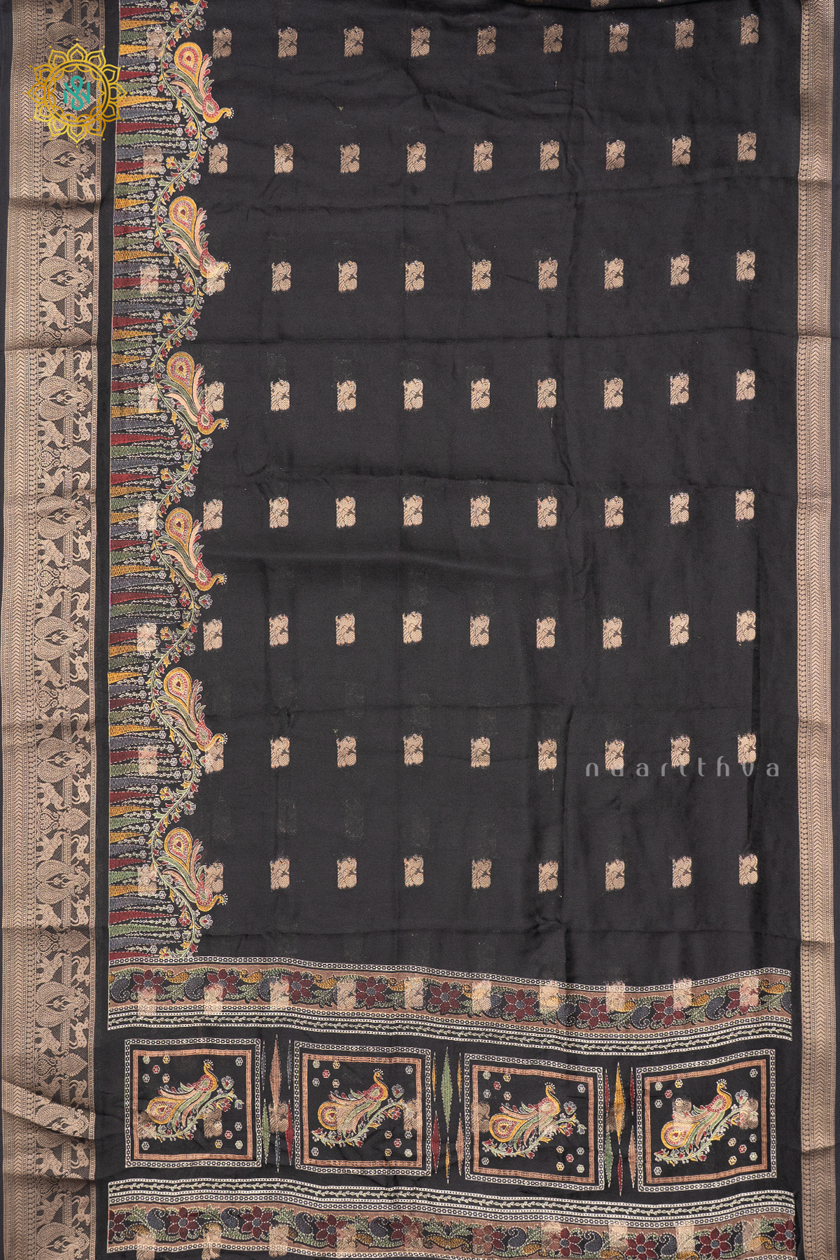 BLACK - SEMI GEORGETTE