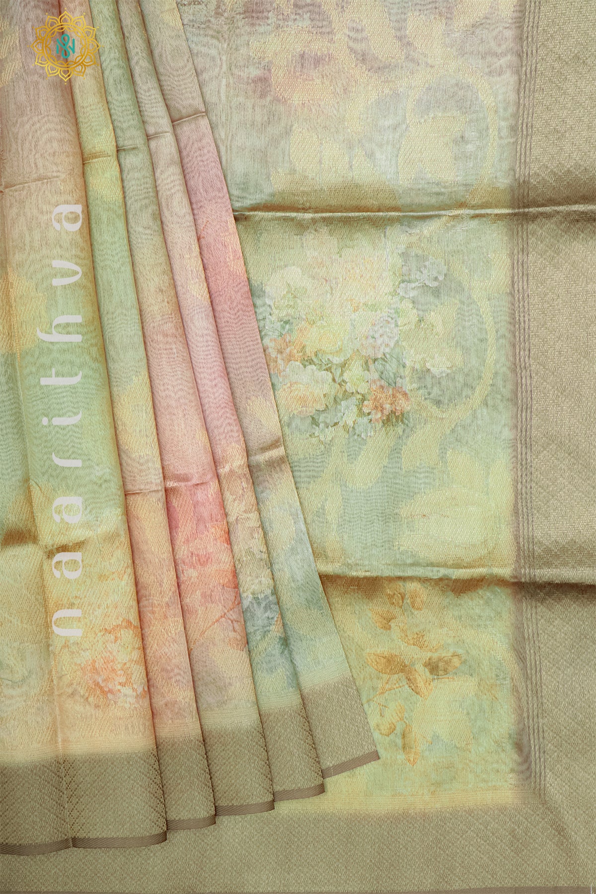 GREEN - TISSUE SILK