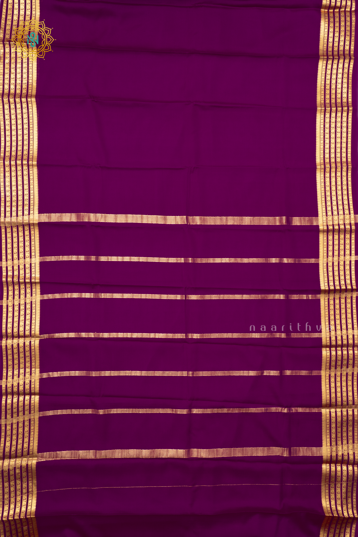 WINE - PURE MYSORE CREPE SILK