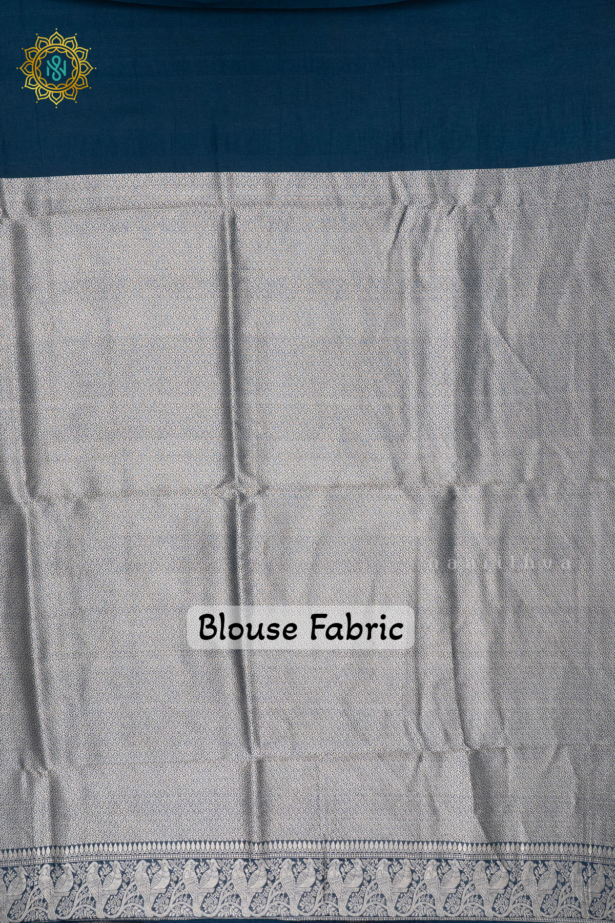PEACOCK BLUE - SEMI TUSSAR SILK