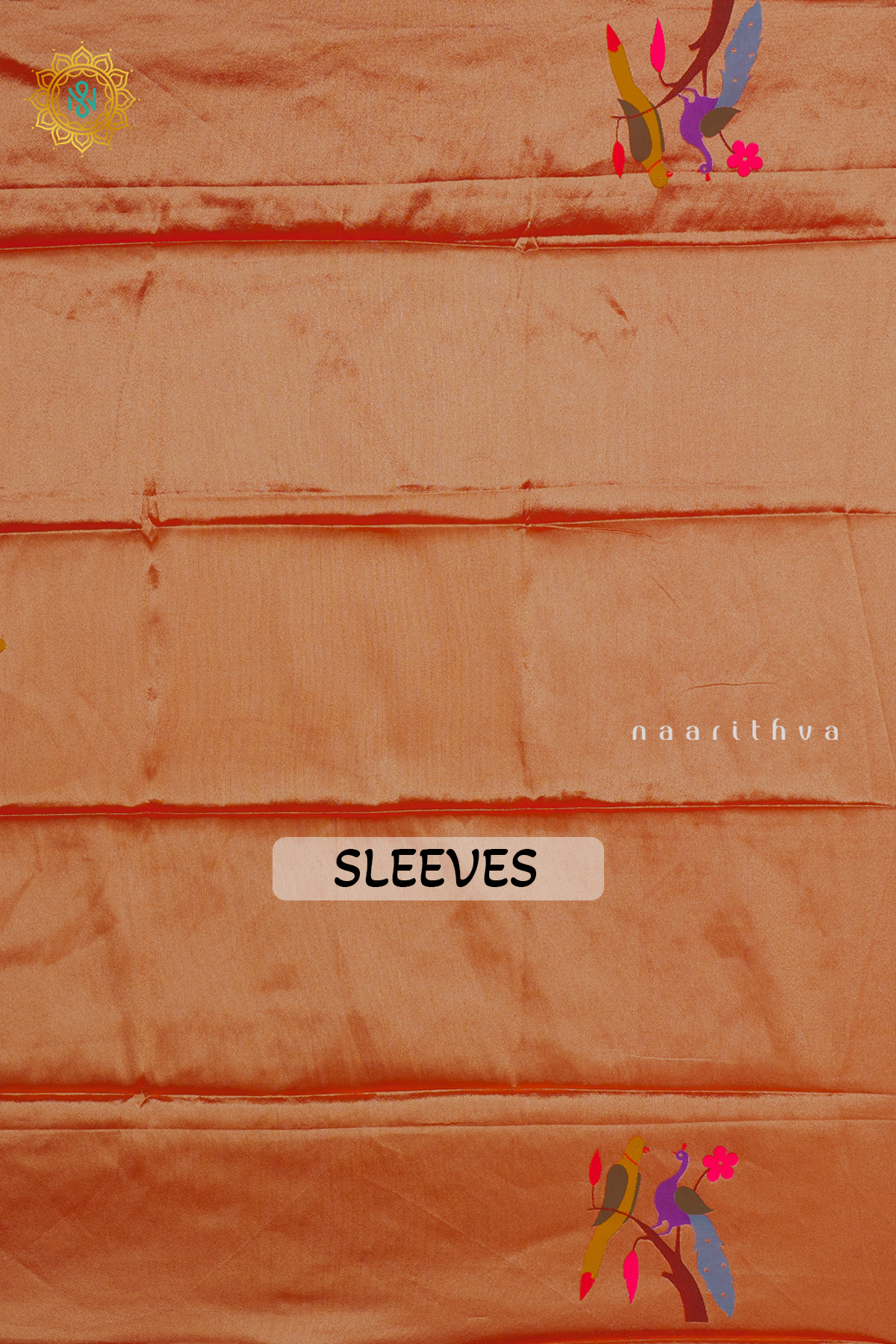 RED - SEMI SILK PAITHANI BIT