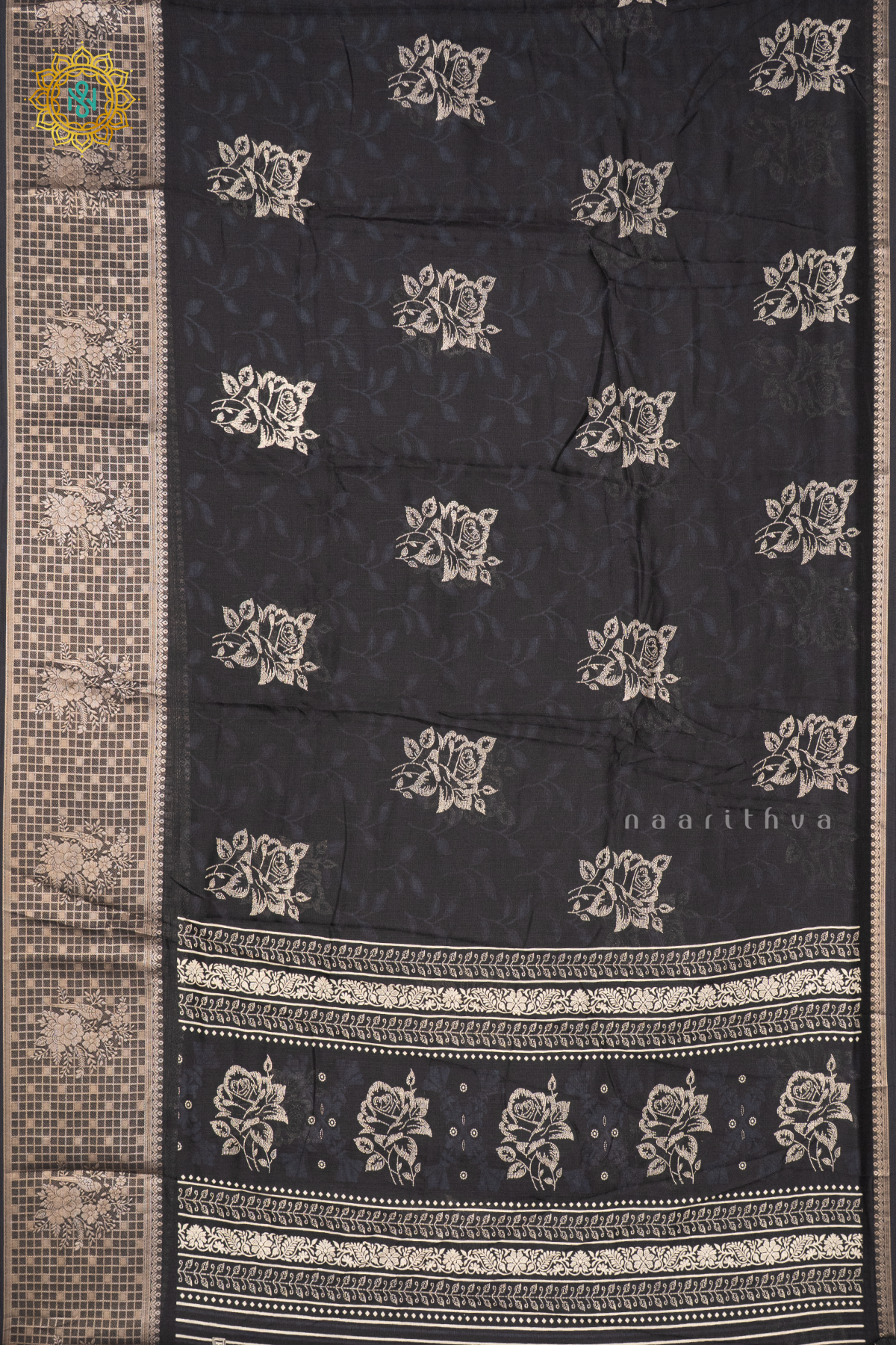 BLACK - SEMI GEORGETTE