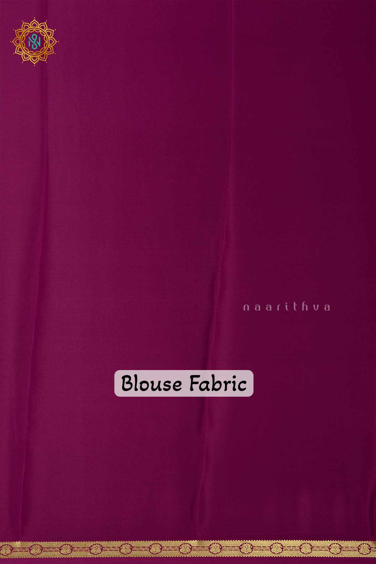 OFF WHITE WITH PINK - PURE MYSORE CREPE SILK