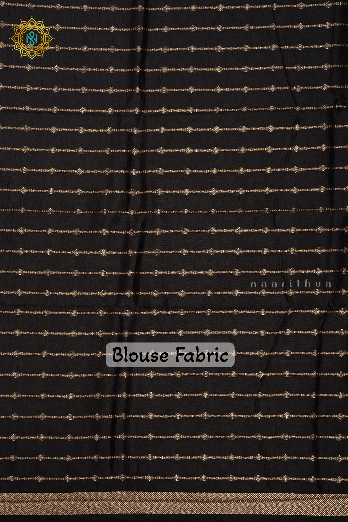 BLACK - SEMI TUSSAR SILK