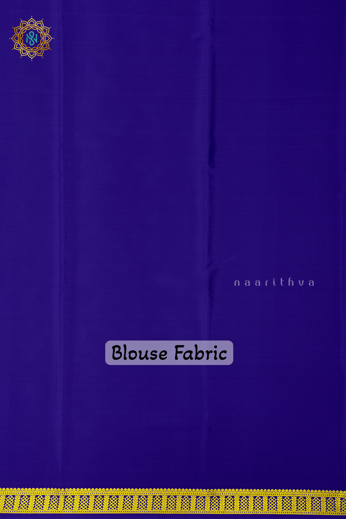 ROYAL BLUE - PURE MYSORE CREPE SILK