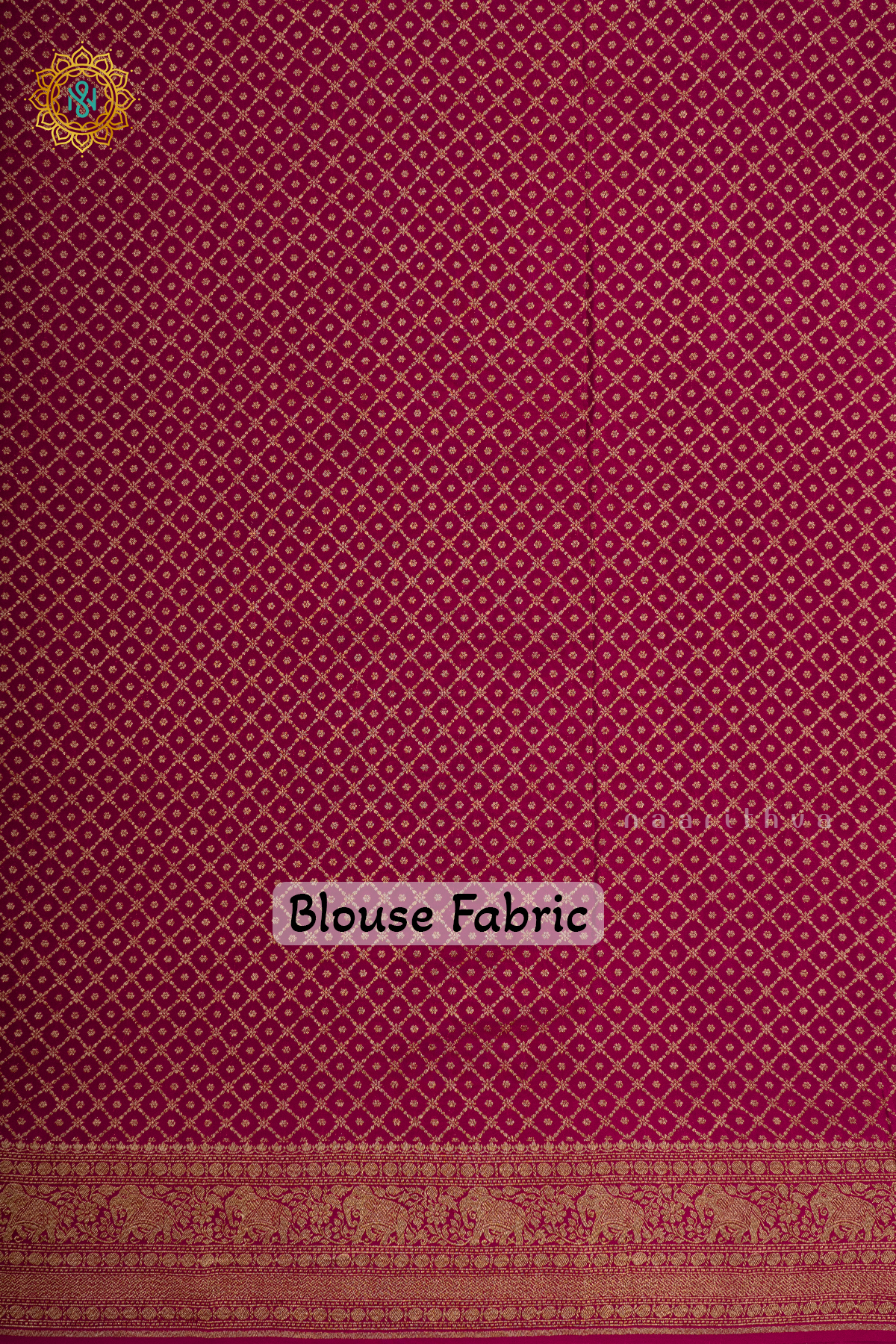 BLACK WITH RED & PINK - PURE BANARASI CREPE SILK