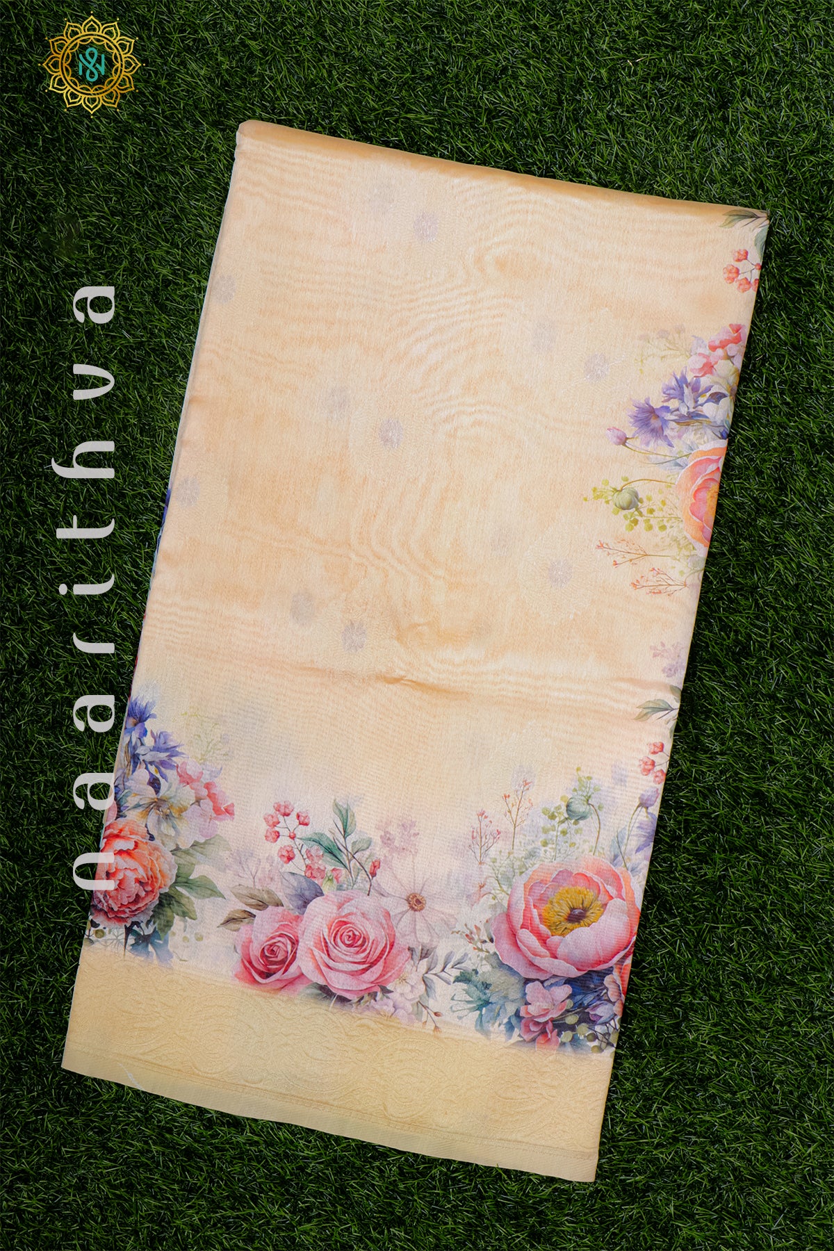 ORANGE - CHANDERI SILK COTTON