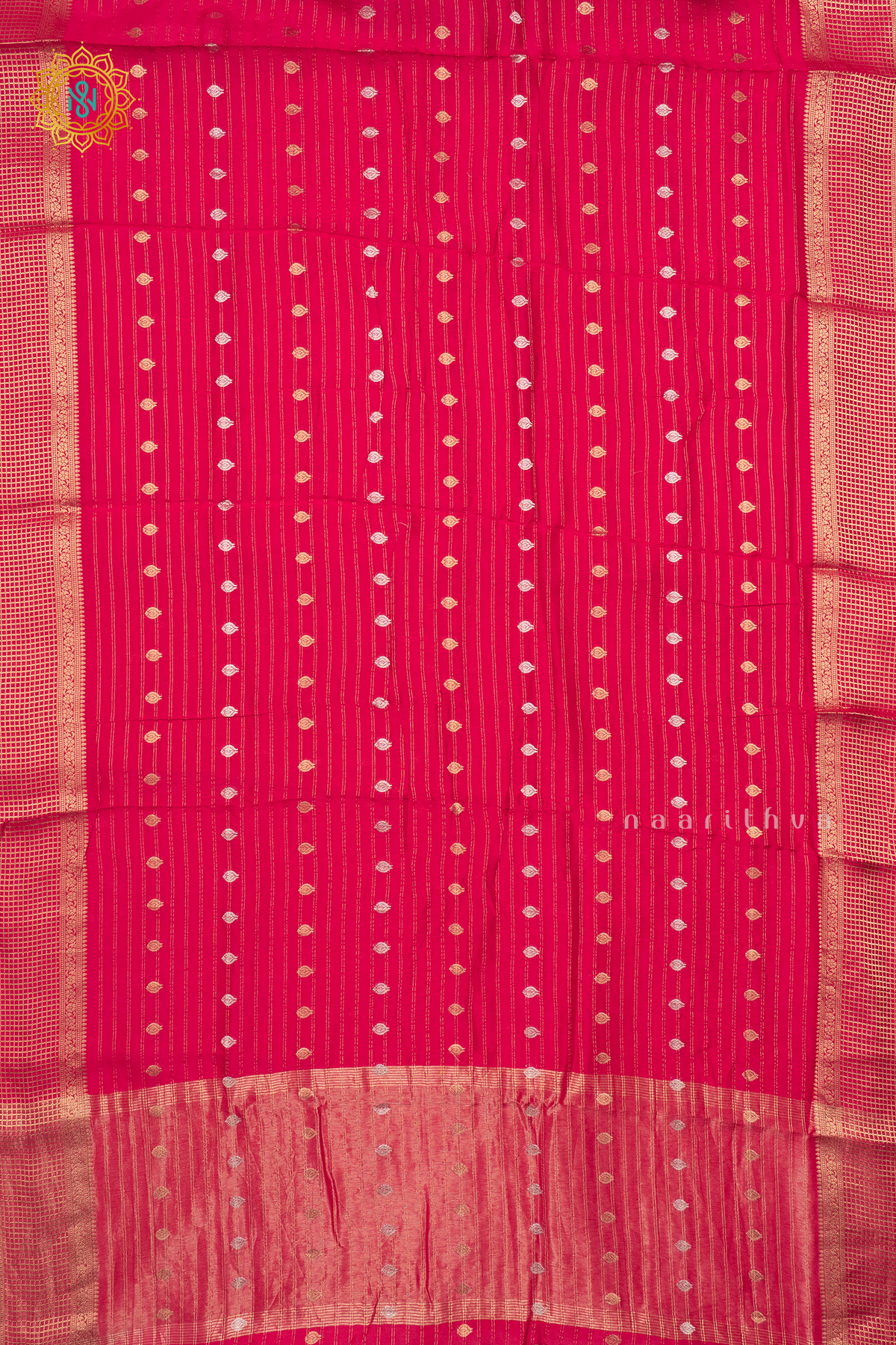 PINK WITH YELLOW - DOLA SILK