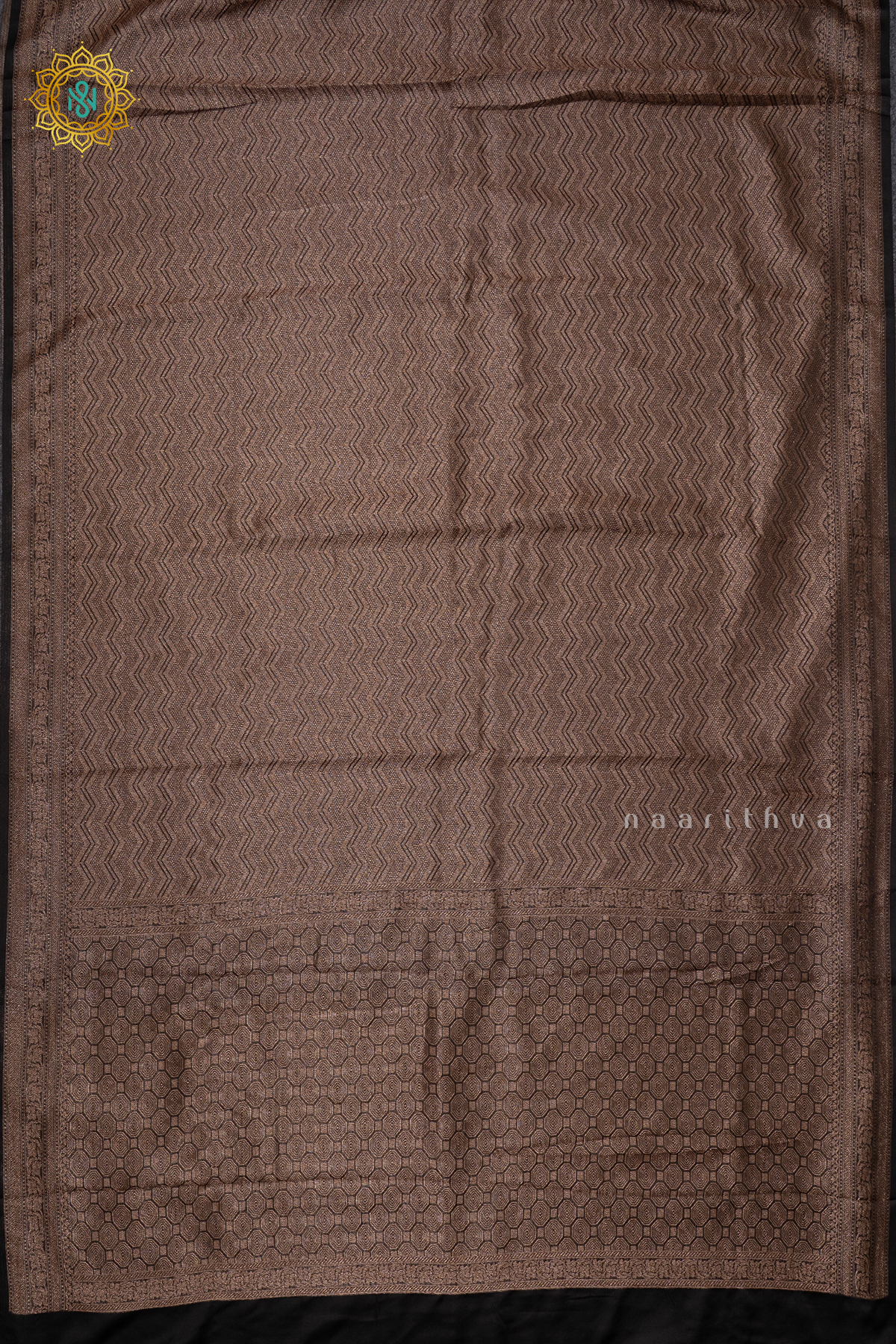 BLACK - SATIN BANARASI