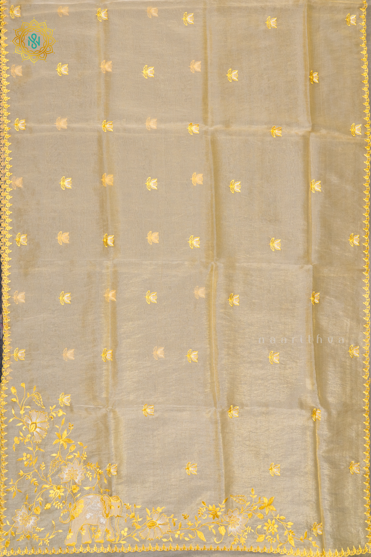 YELLOW - TISSUE ORGANZA