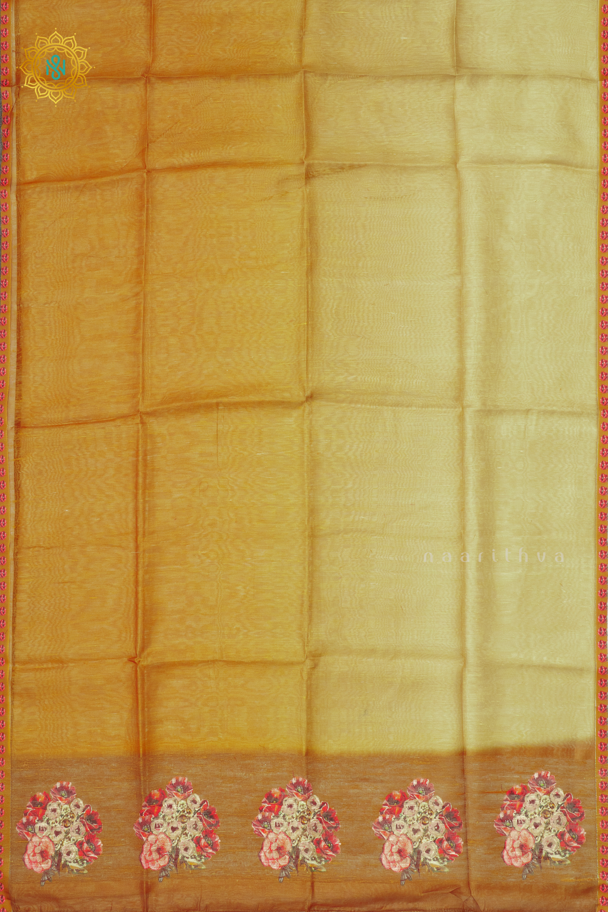 DUAL SHADE OF MUSTARD - LINEN BY COTTON