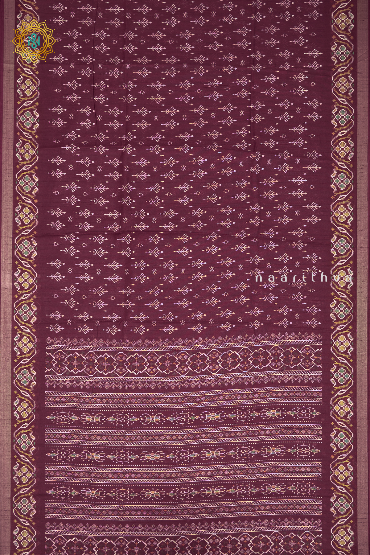 MAROON - JUTE COTTON