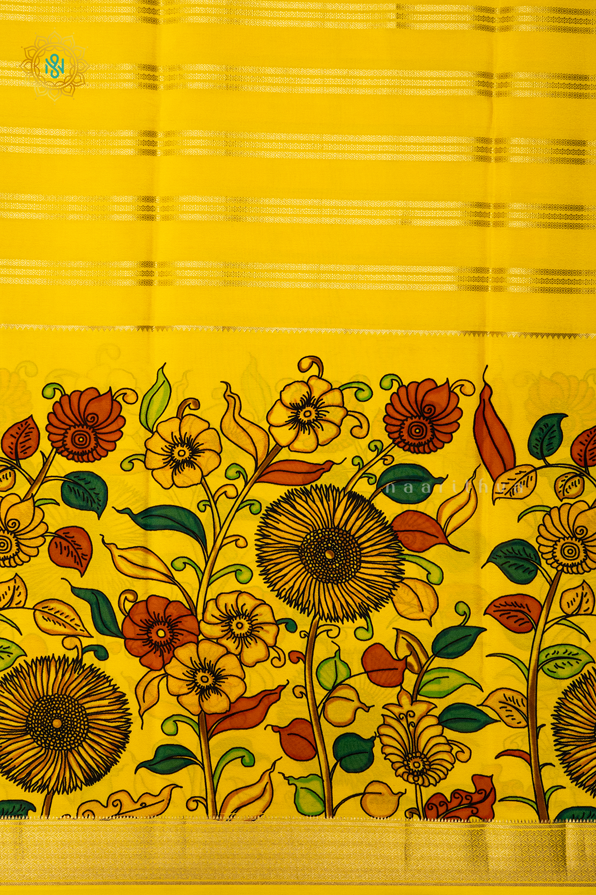 YELLOW - PURE MYSORE CREPE SILK