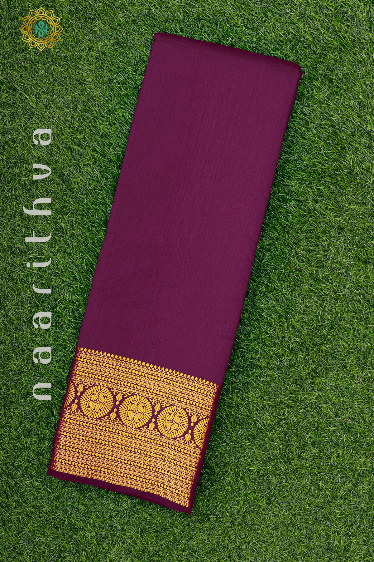 WINE - SEMI RAW SILK