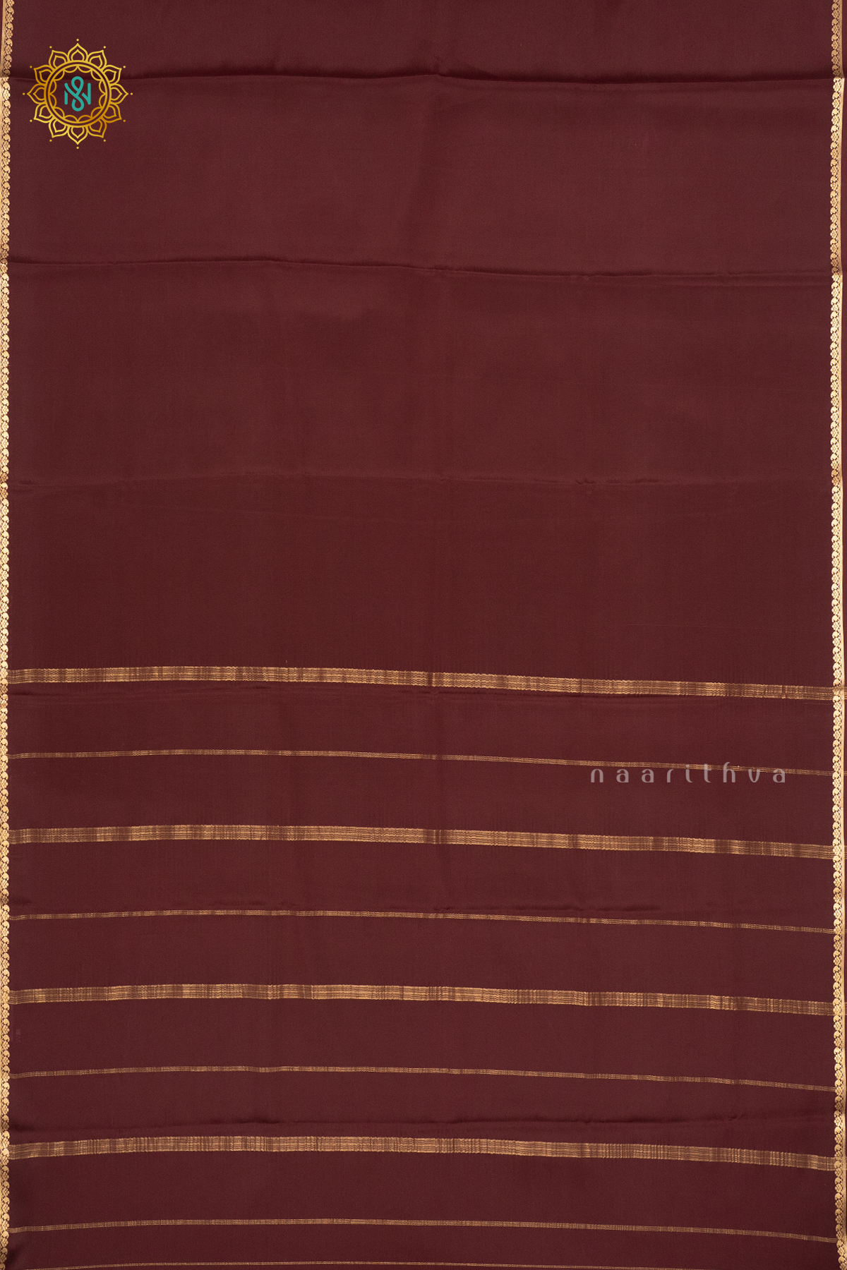 BROWN - PURE MYSORE CREPE SILK