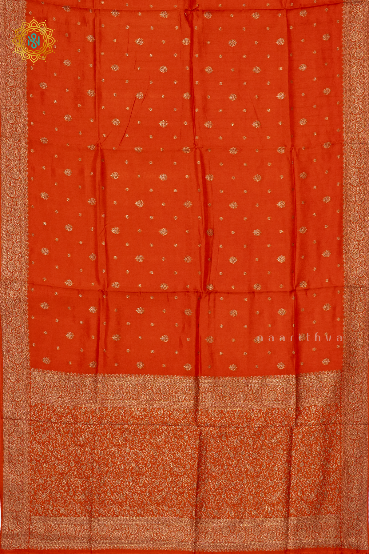 ORANGE - SEMI TUSSAR SILK
