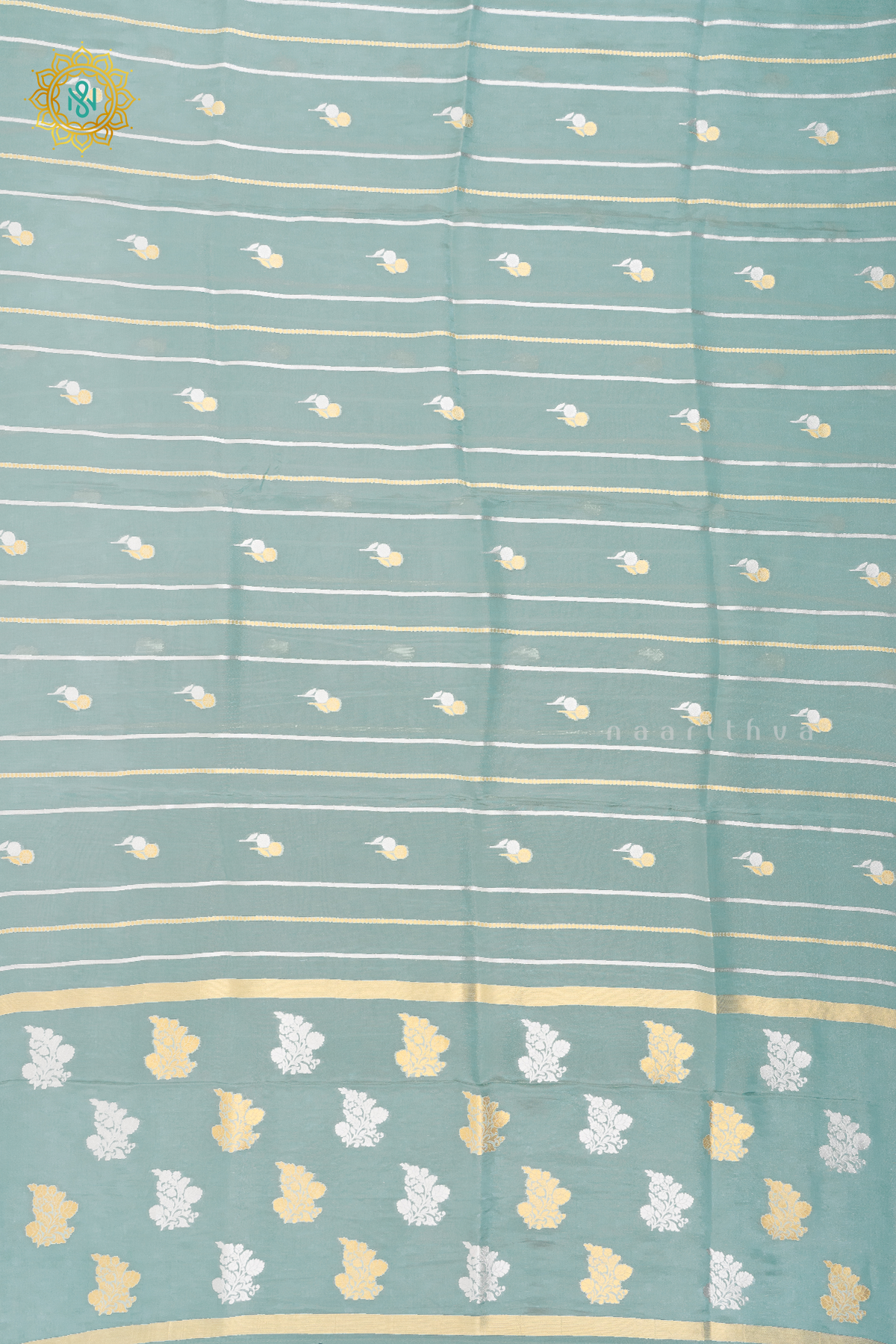 AQUA BLUE - TISSUE ORGANZA