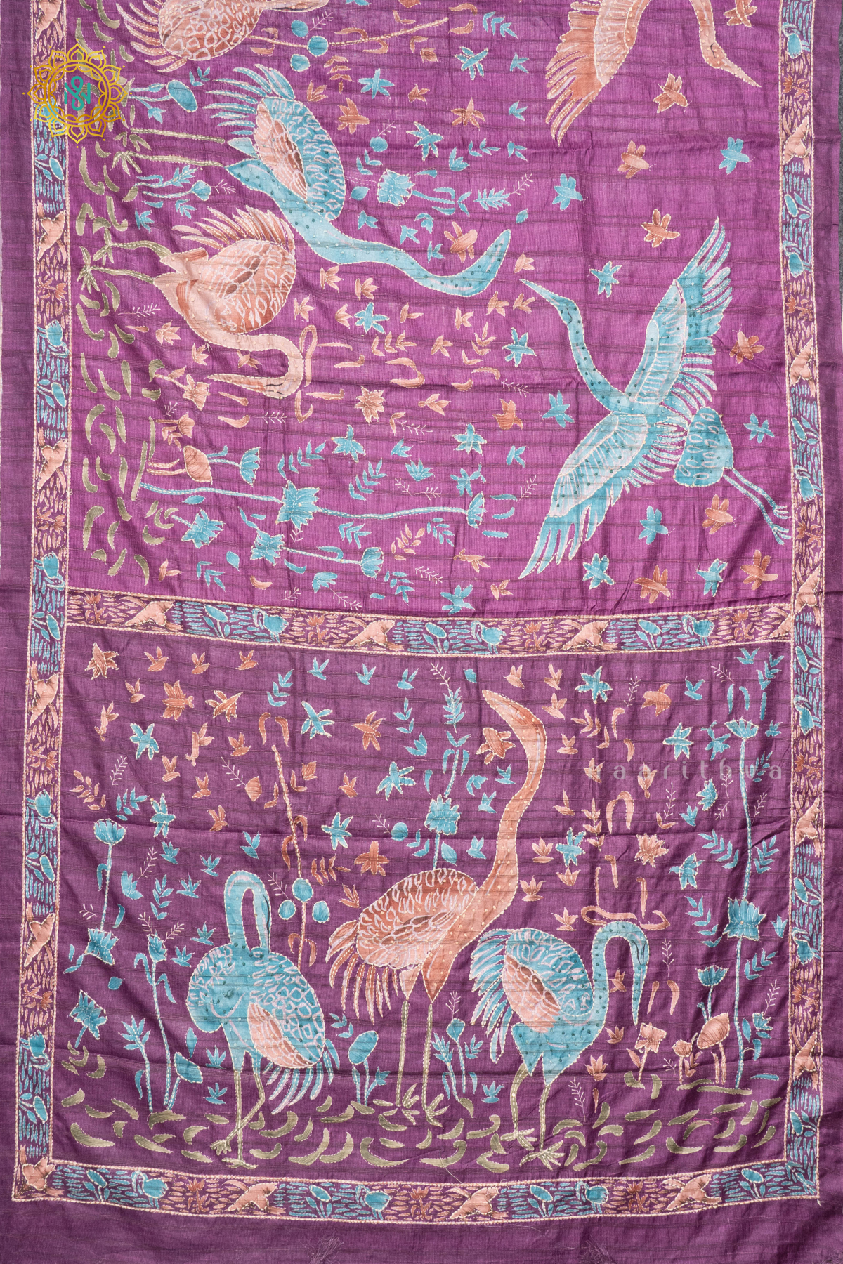MAGENTA - KOTHA TUSSAR WITH KATHA WORK