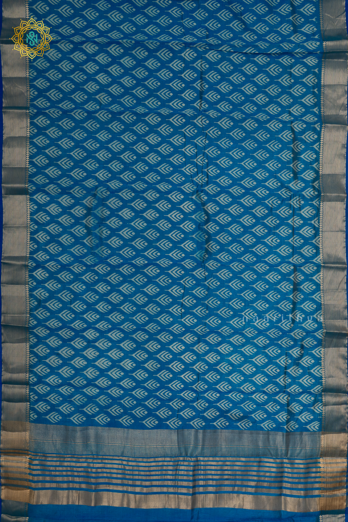 SKY BLUE - SEMI TUSSAR SILK