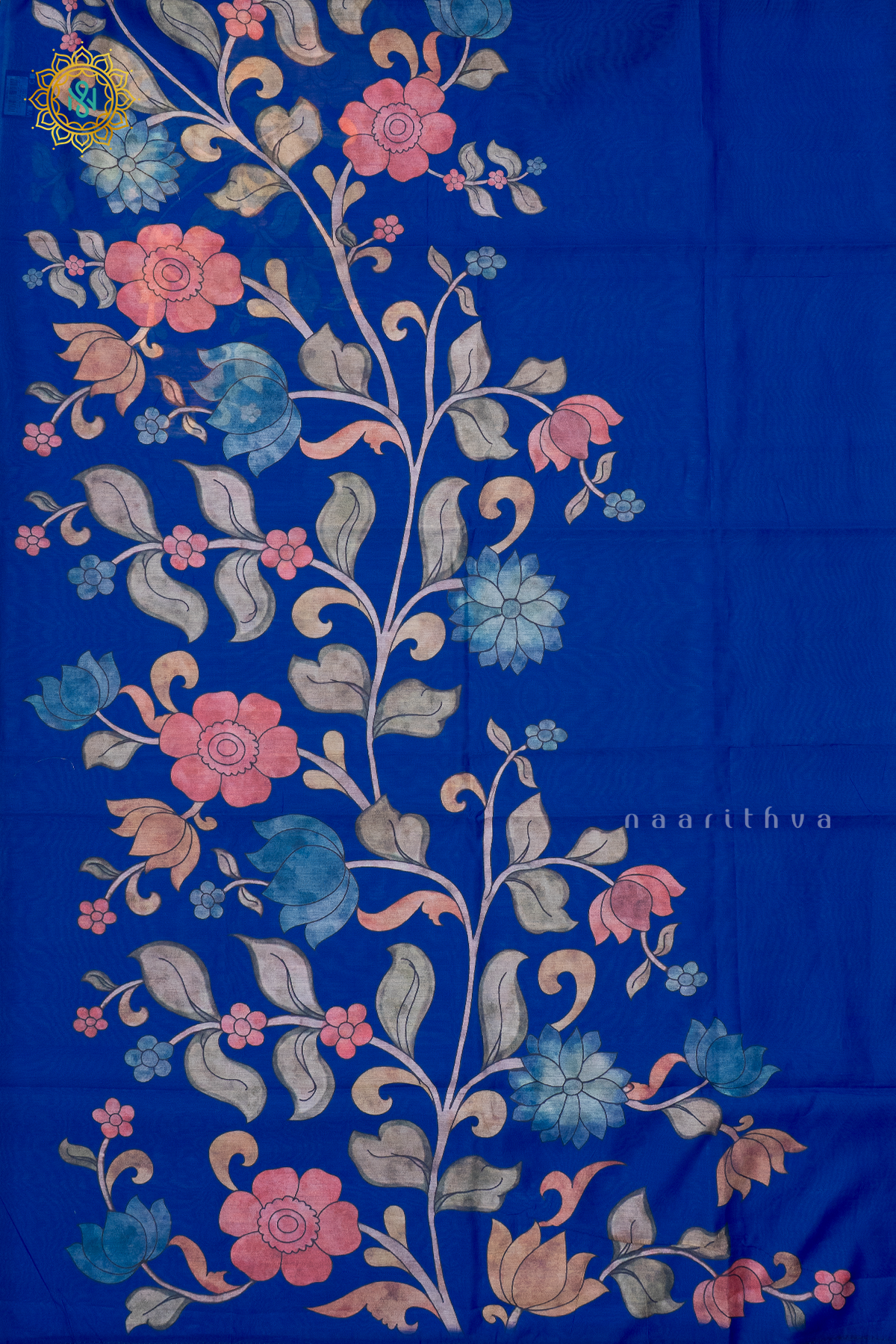 BLUE - CHANDERI COTTON