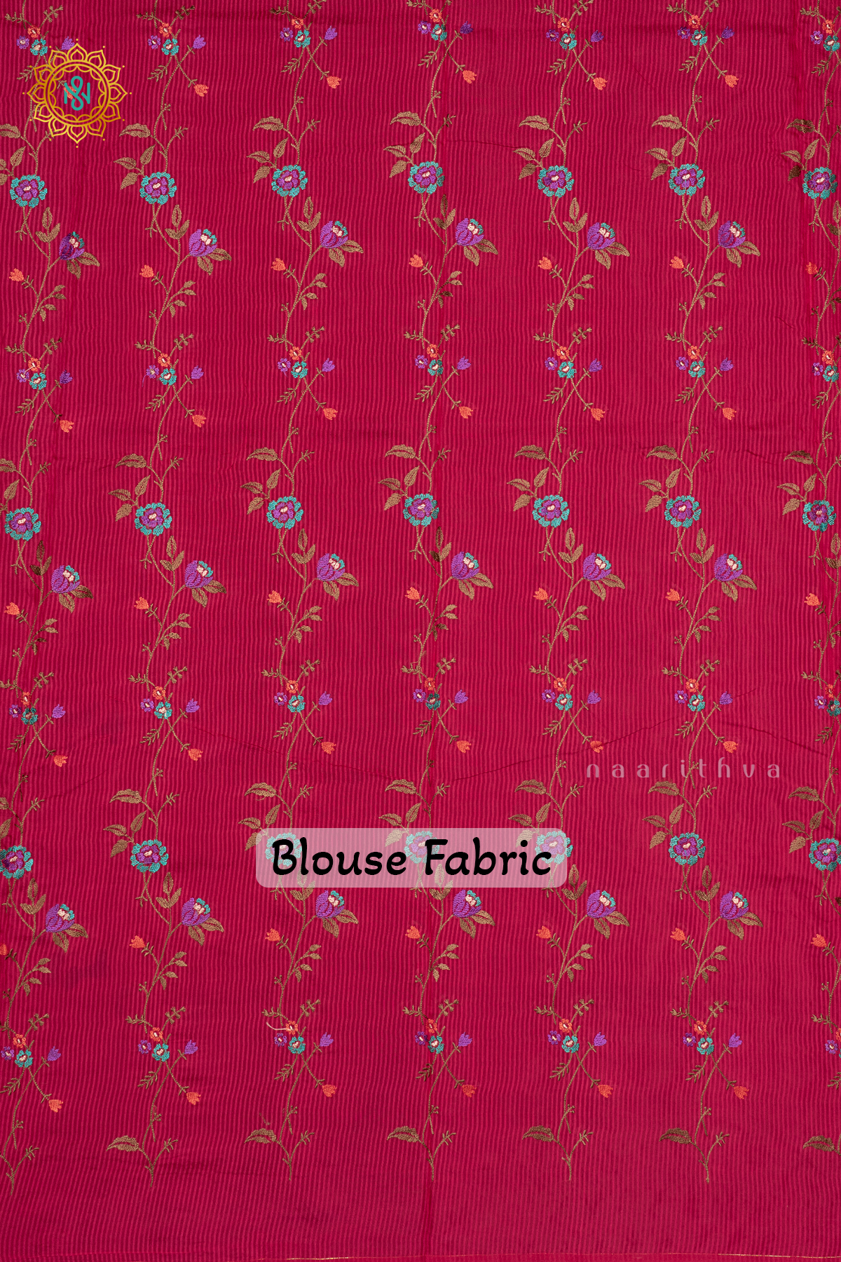 PINK - SEMI CREPE SILK WITH EMBROIDERY