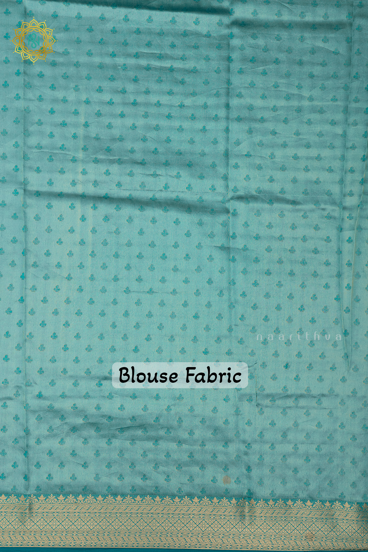 PINK WITH AQUA GREEN - SEMI TISSUE