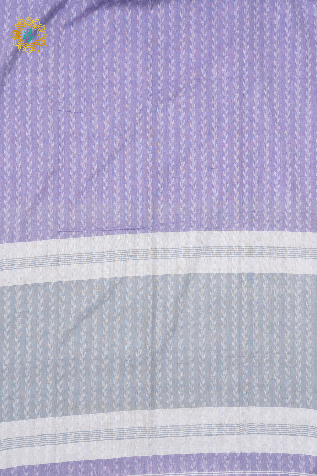 LAVENDER WITH GREY - MUL COTTON